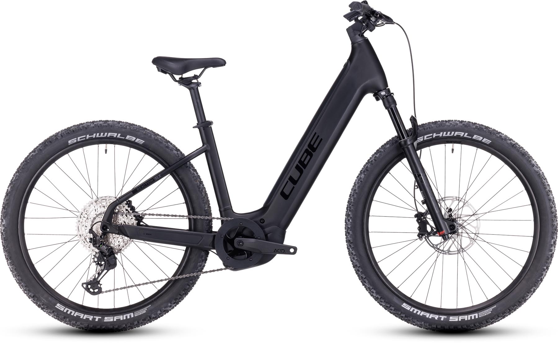 Cube Reaction Hybrid SLX 750 black n reflex 2024 - E-Bike Hardtail Mountainbike Easy Entry