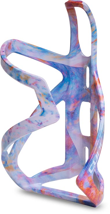 Cube HPP Sidecage Artline Bottle Cage, Glossy Cyclamen and Glossy Purple