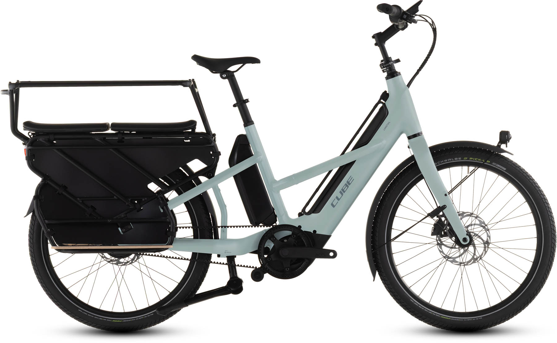 Cube Longtail Hybrid Comfort Family 800 haze n reflex 2026 - E-Bike Cargo