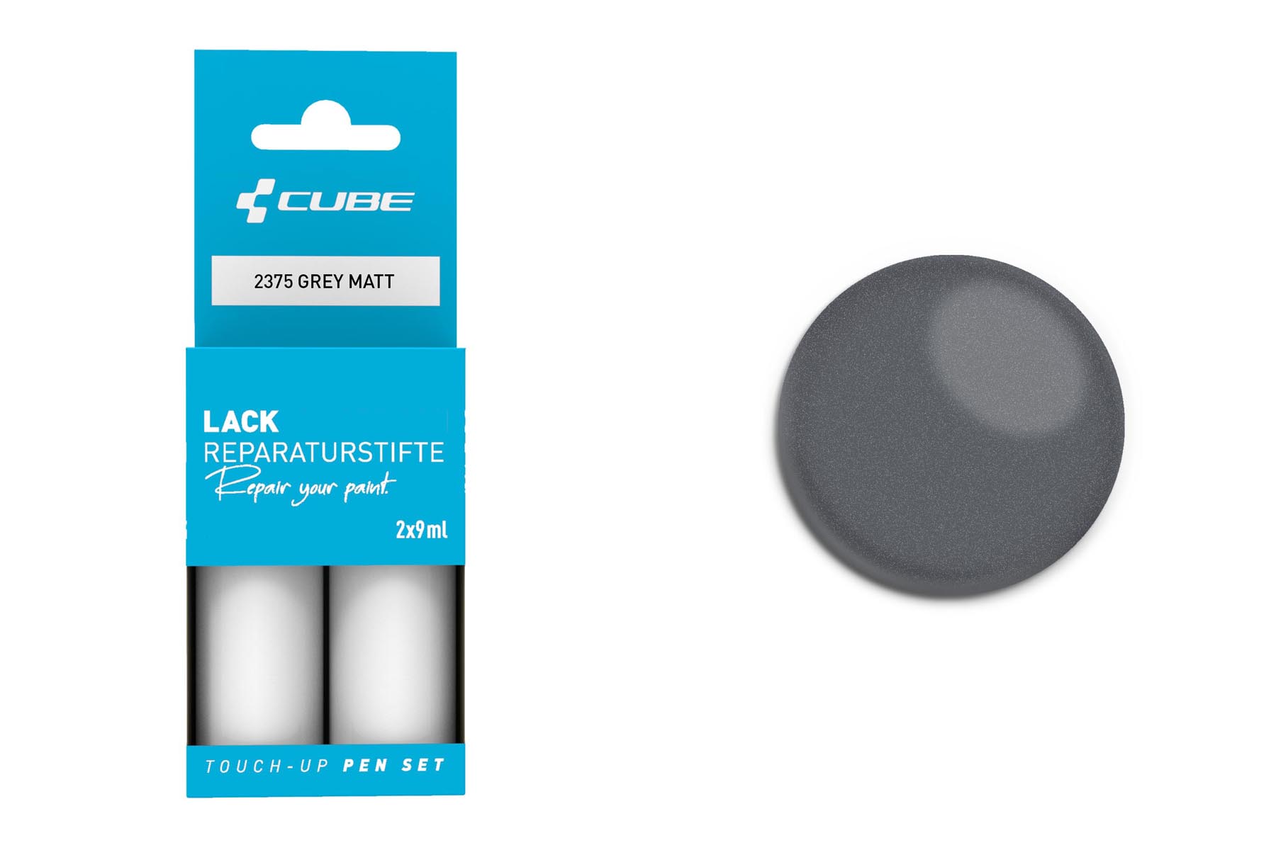 Cube Touch-up pen set, gray matte 2375