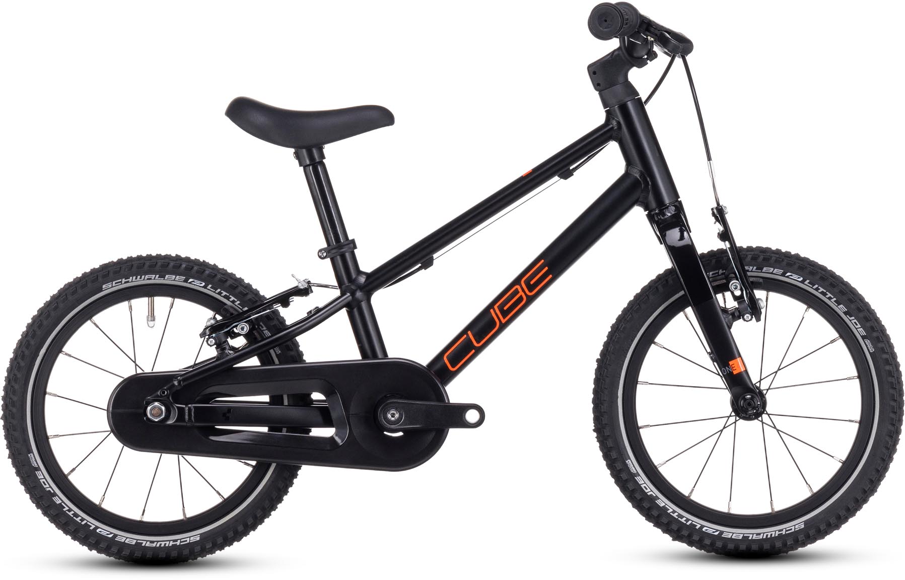 Cube Numove 140 black n orange 2025 - Kid Bike 14 Inches