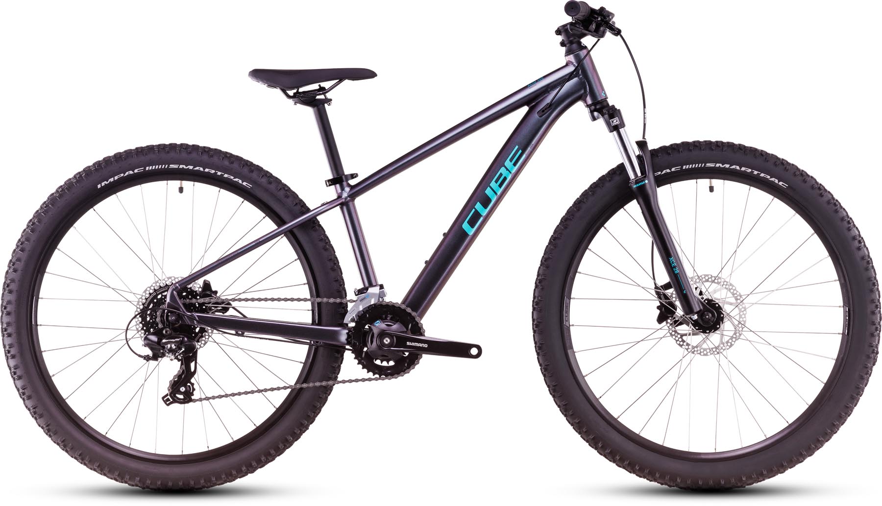 Cube Acid 260 Disc galactic n cyan 2025 - Kid Bike 26 Inches
