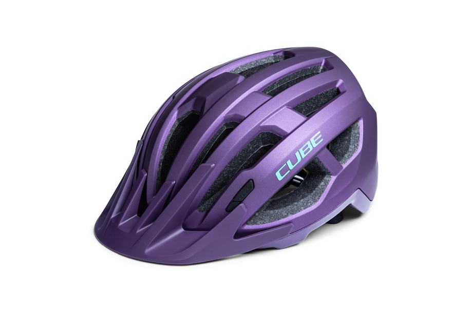 Cube Helmet OFFPATH purple