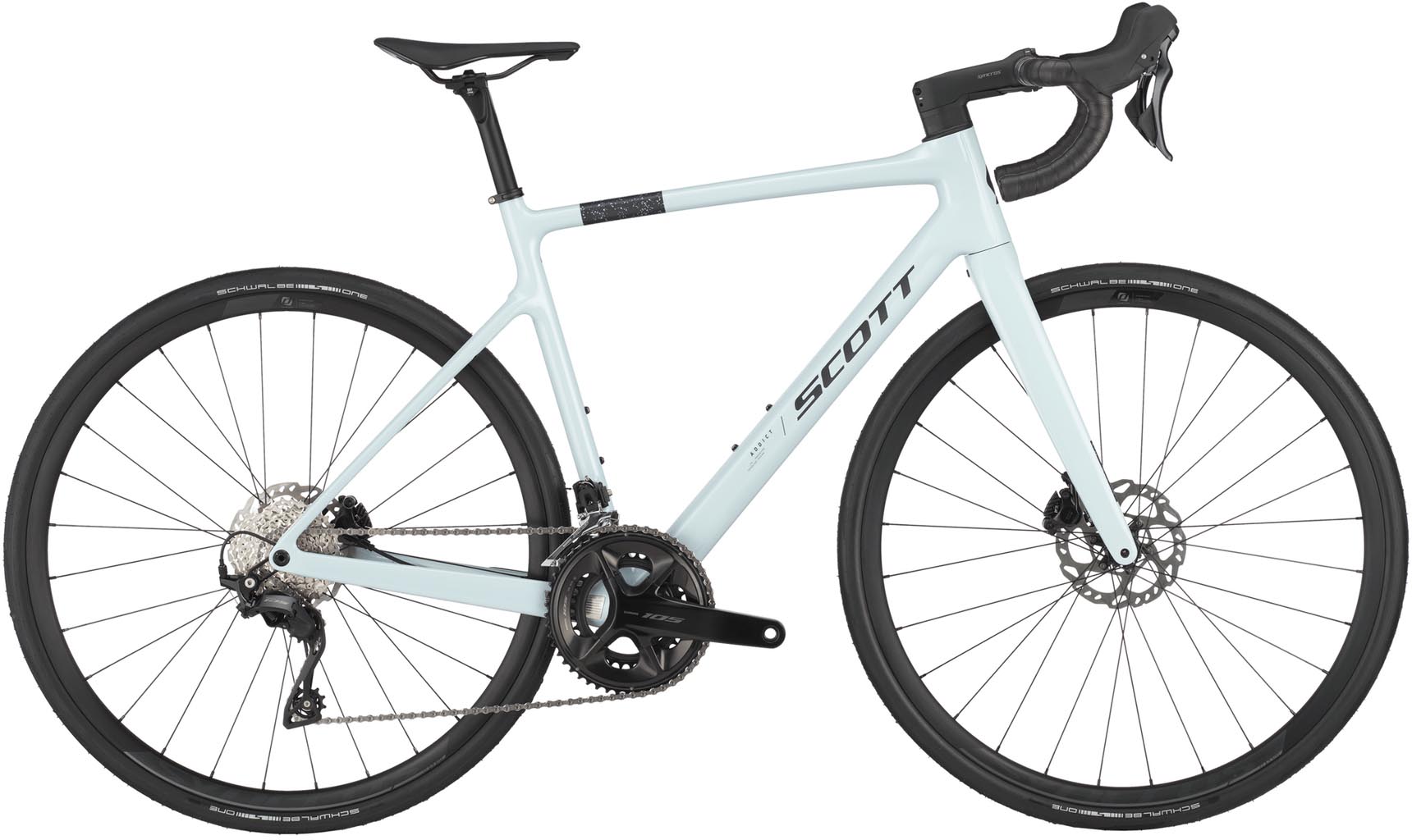 Scott Addict 50 mineral grey 2025 - Road Bike Carbon