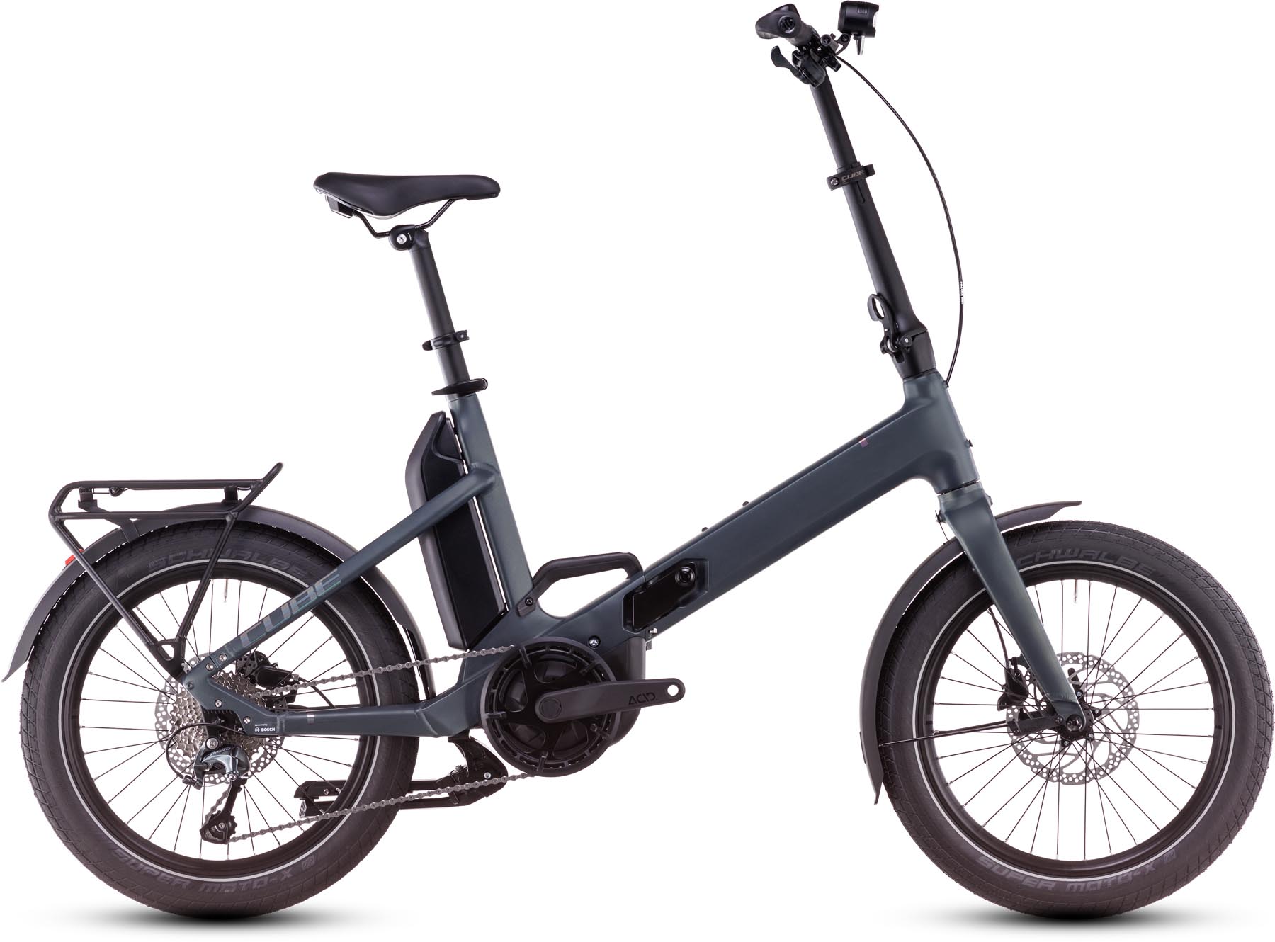 Cube Fold Hybrid 500 sagebrushgreen n prism 2025 - E-Bike Folding Bike