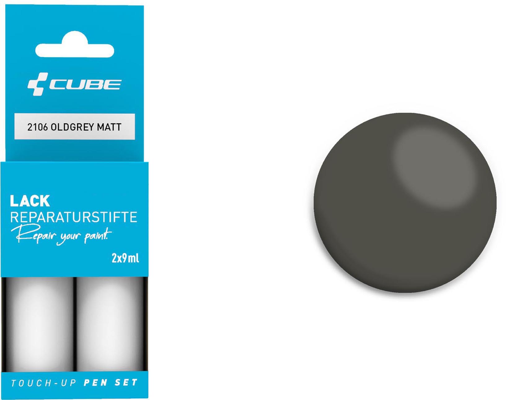 Cube Touch-Up Pen Set OLDGREY Matte 2106
