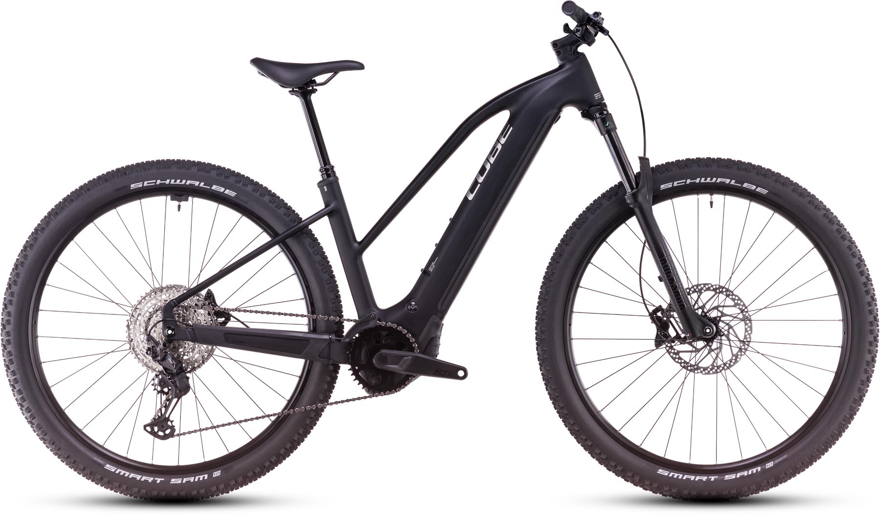 Cube Reaction Hybrid Race 800 black n metal 2025 - Damen E-Bike Hardtail Mountainbike Women