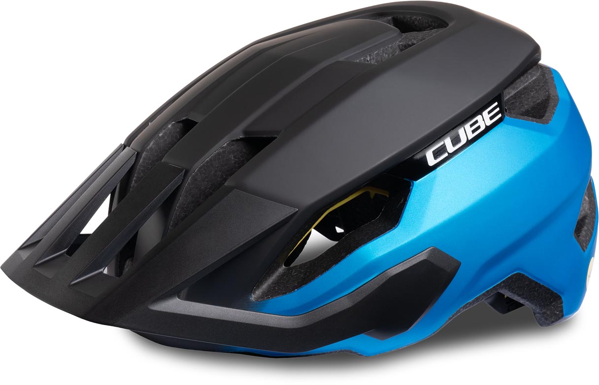 CUBE STRAY X Actionteam Helmet, Topaz Blue