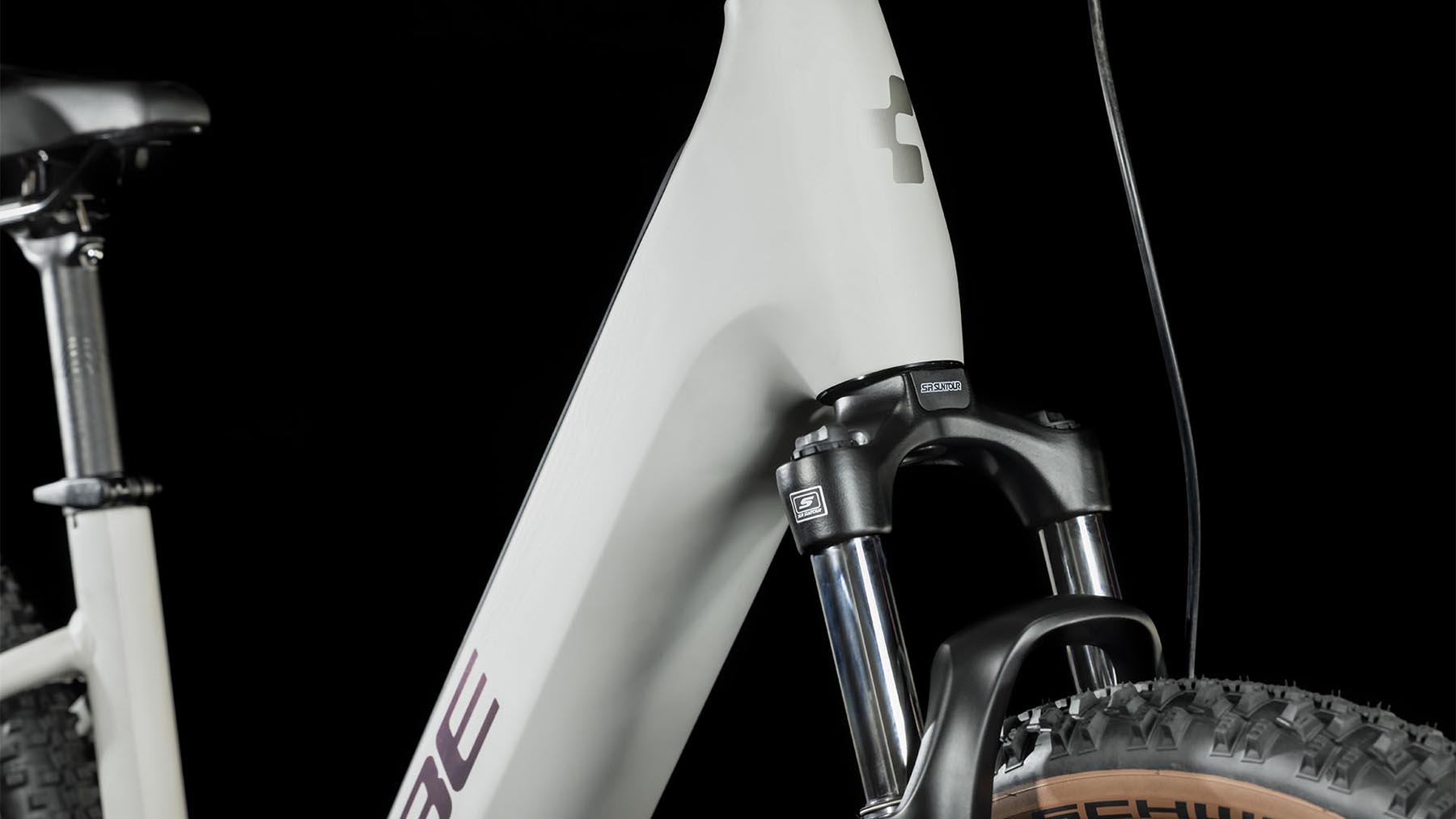 Cube Reaction Hybrid ONE 750 lightgrey n rose 2024 - SR Suntour Gabel