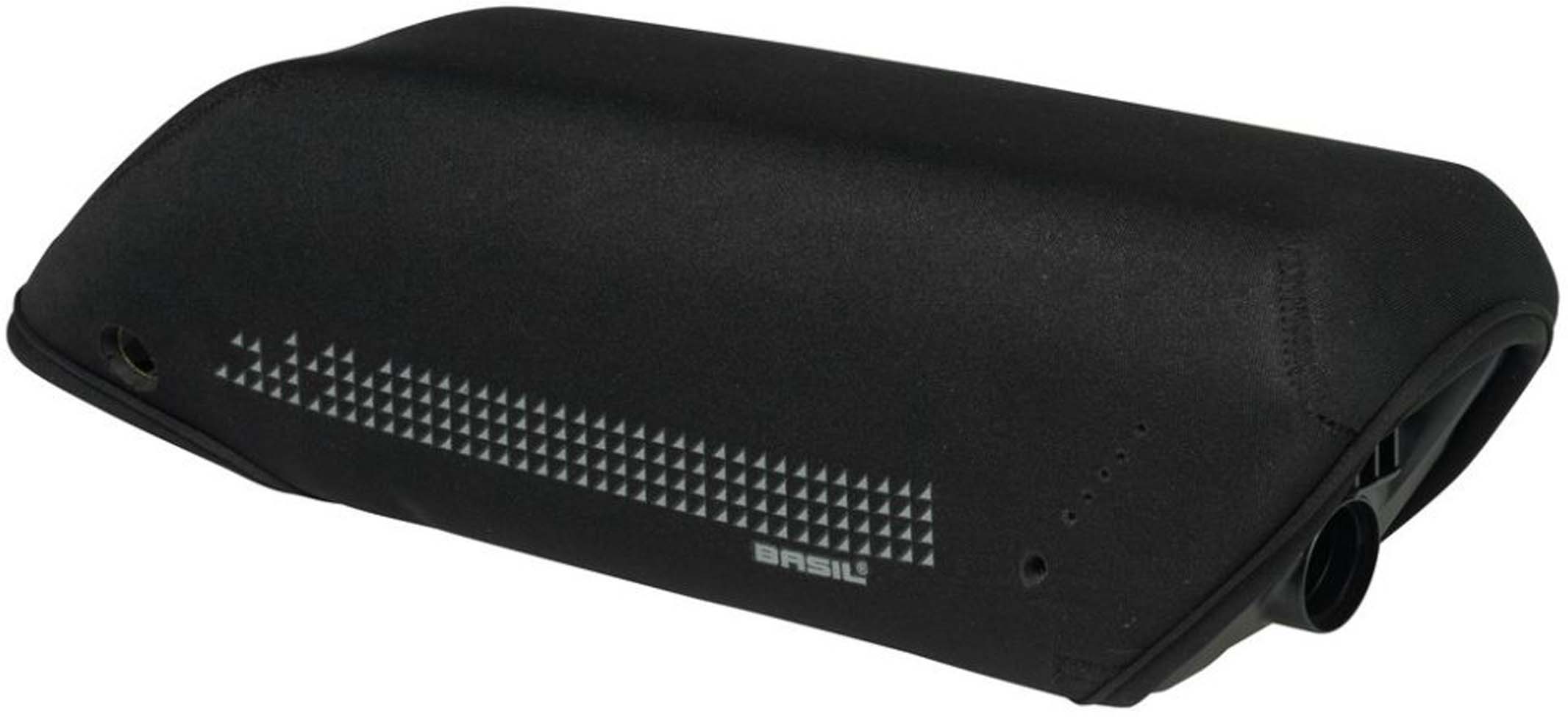 Basil Downtube Battery Cover - frame battery cover for Bosch - black lime