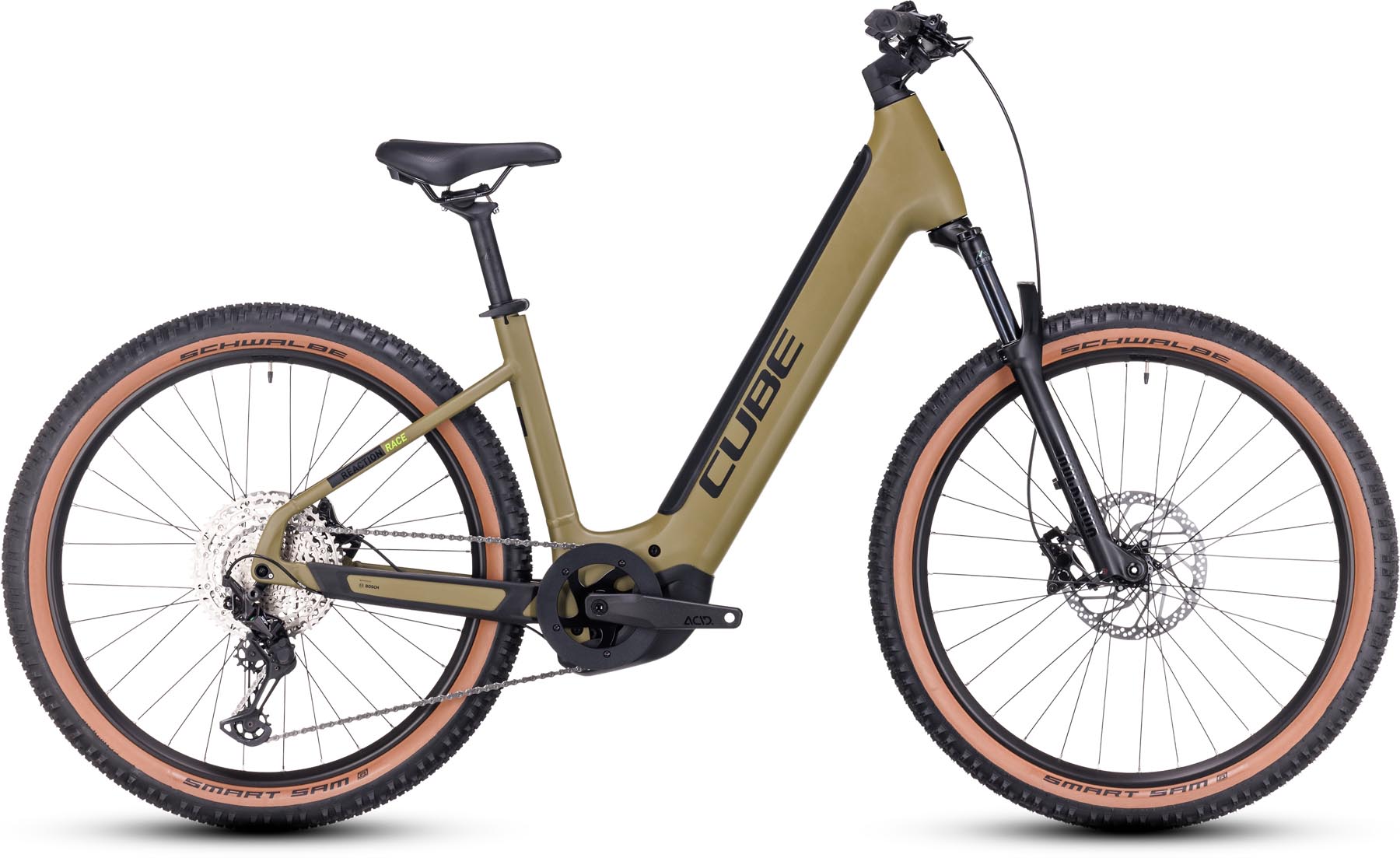 Cube Reaction Hybrid 750 olive n green 2024 E-Bike
