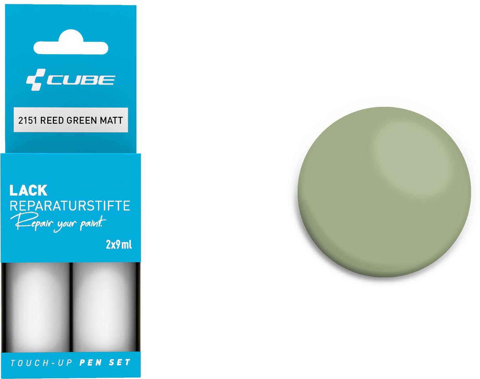 Cube Lackstift Set REED GREEN matt 2151