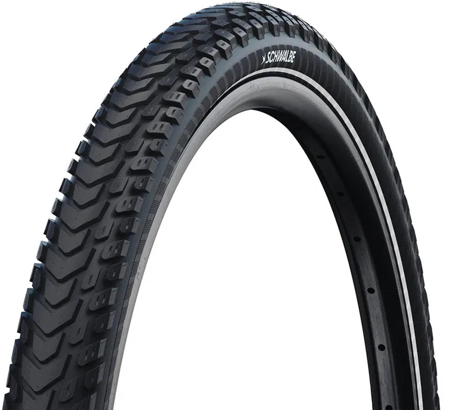 Schwalbe Tire Marathon Mondial HS 630 E-50 28x1.60" 42-622 black-reflective PL RG Adx. E-50