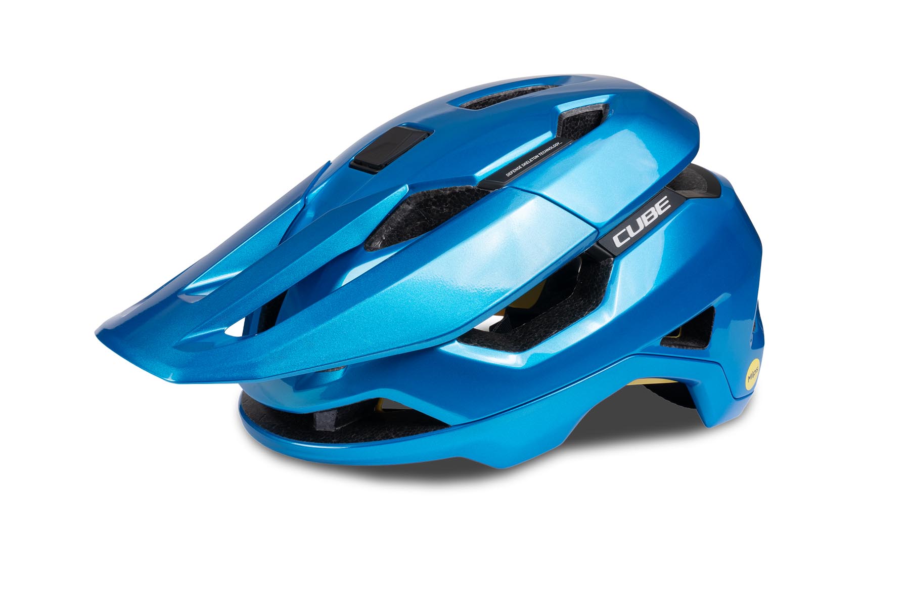Cube TROOPER X Action Team helmet, topaz blue