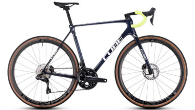 Cube Cross Race C:68X TE road bike in black.