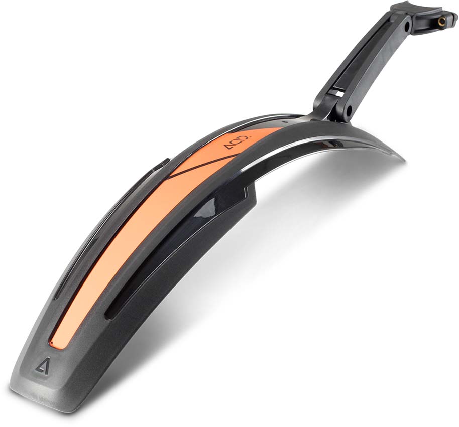 ACID Mudguard JUNIOR 200 rear black n orange