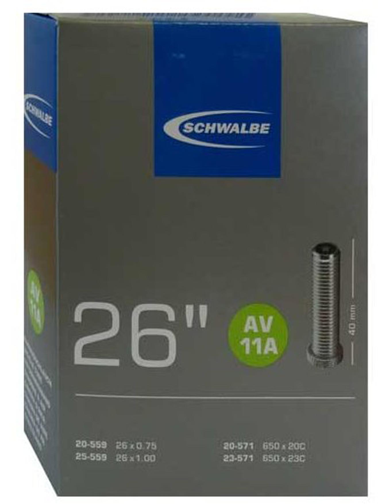Schwalbe Hose No. 11A 26x7/8-1.00" 20/25-559/571 AV 40mm