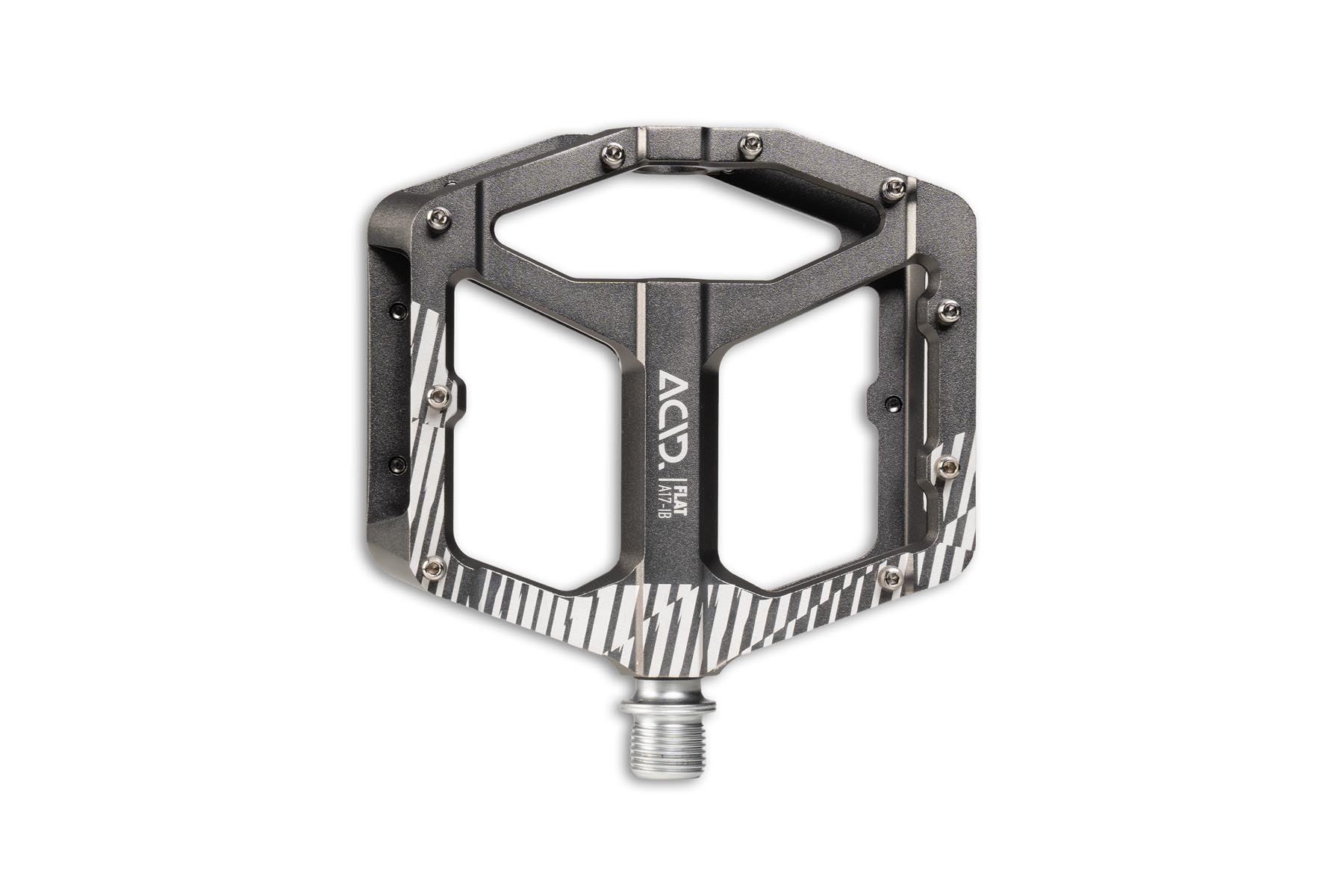 ACID FLAT A17-IB silver pedals