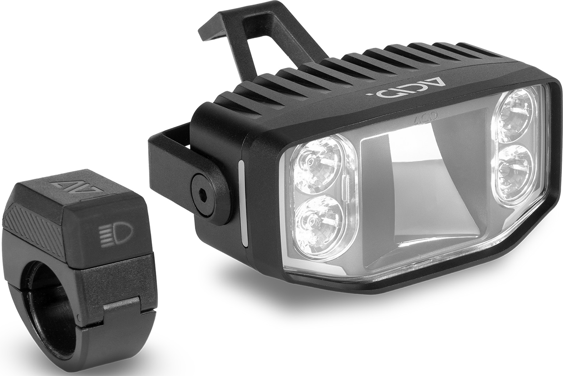 ACID PRO-E 300 WIDE HB X-Connect E-Bike Headlight, Black