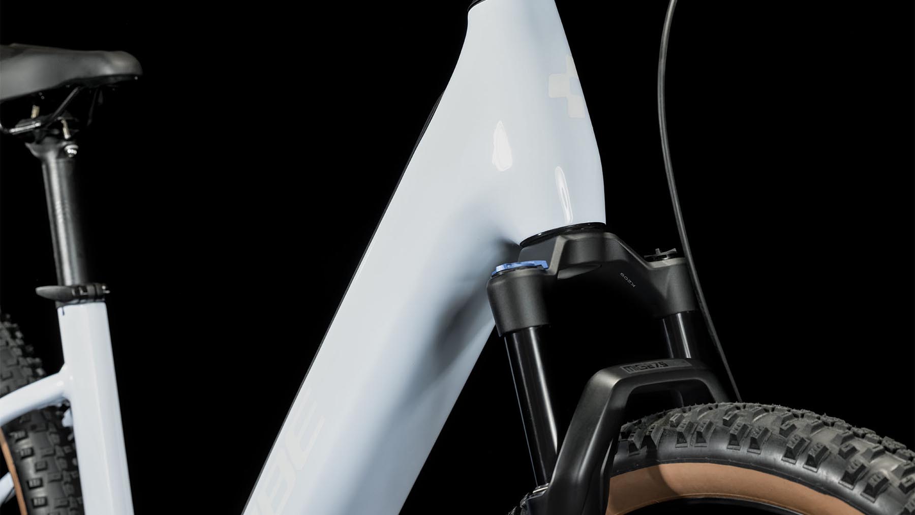 Cube Reaction Hybrid Pro 750 flashwhite n black 2024 - E-Bike Vorbau