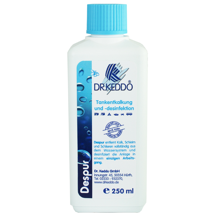 Dr. Keddo Despur tank decalcification and disinfection