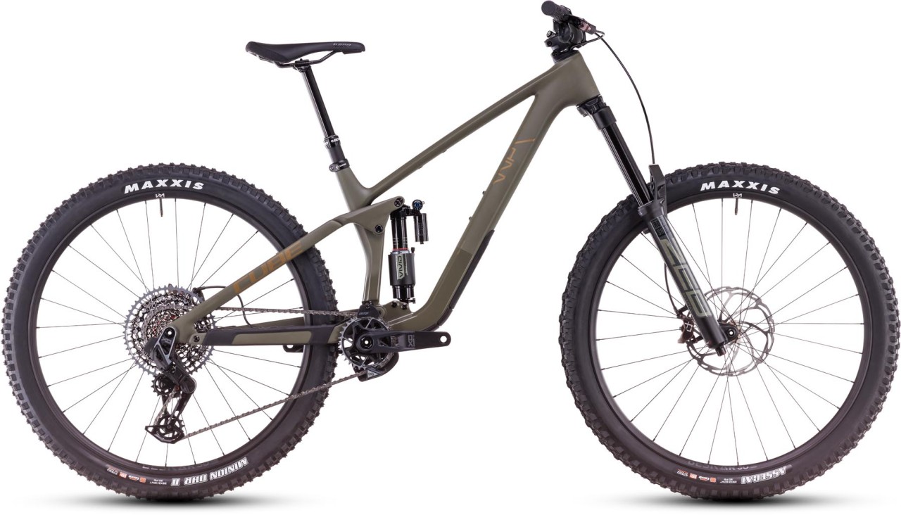 Cube Stereo ONE77 C:68X TM 29 dustyolive n gold 2025 - Fully Mountainbike