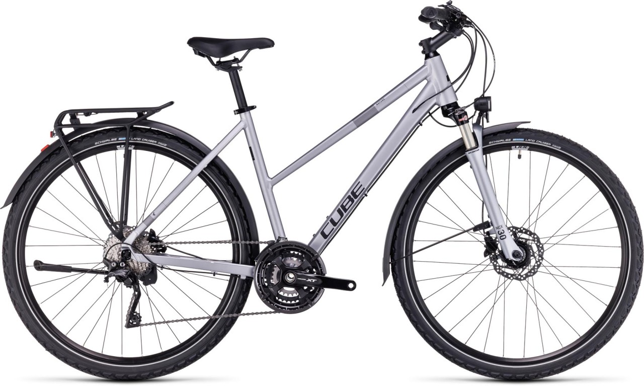 Cube Nature EXC Allroad polarsilver n black 2024 - Cross Bike Women