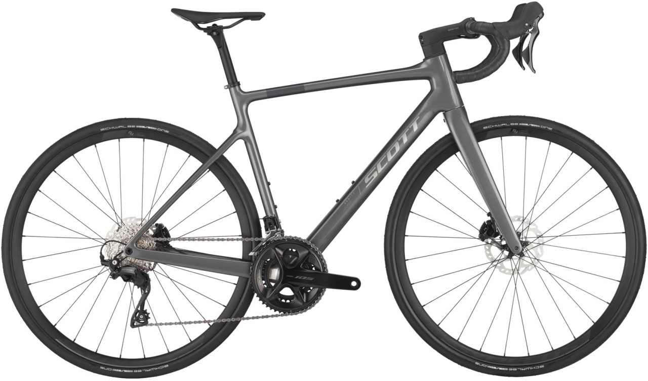 Scott Addict 50 slate grey 2025 - Road Bike Carbon