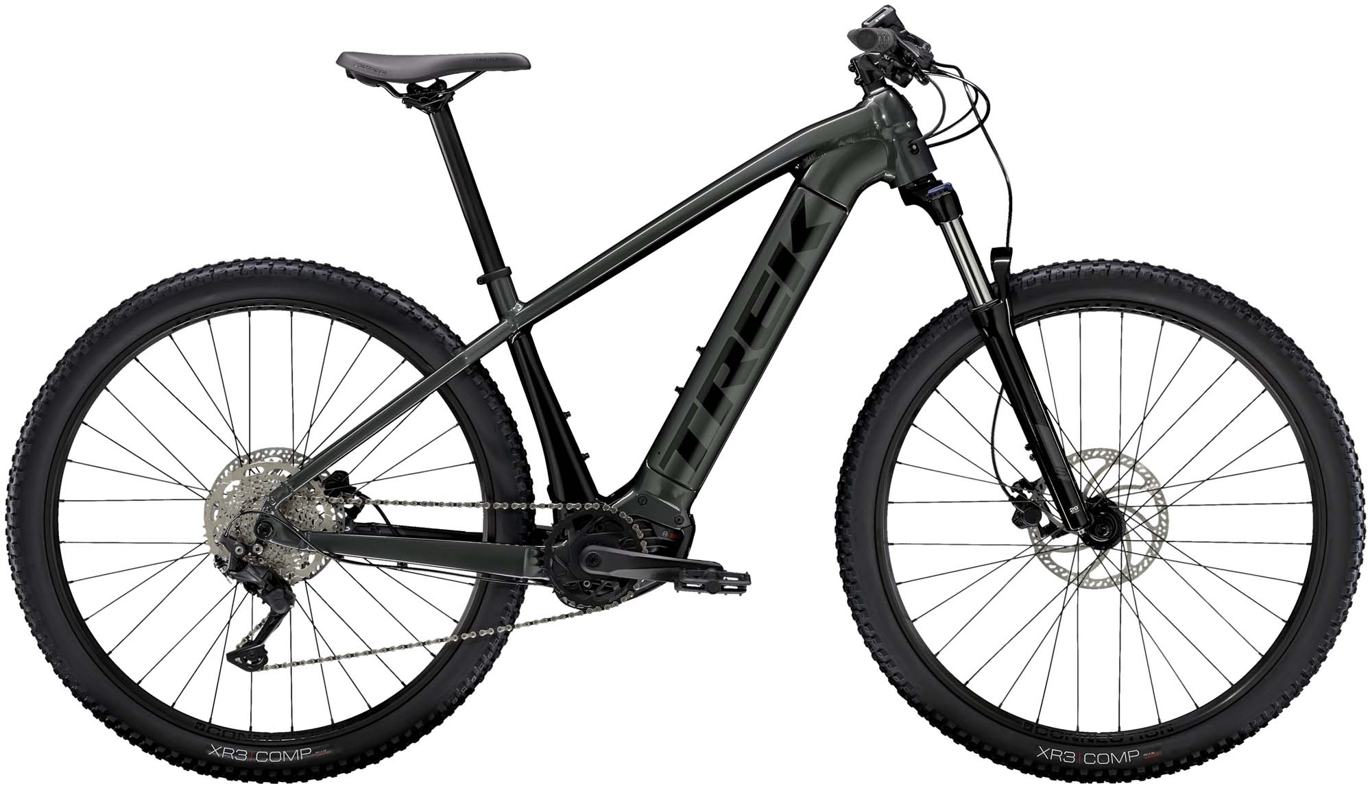 trek grey bike