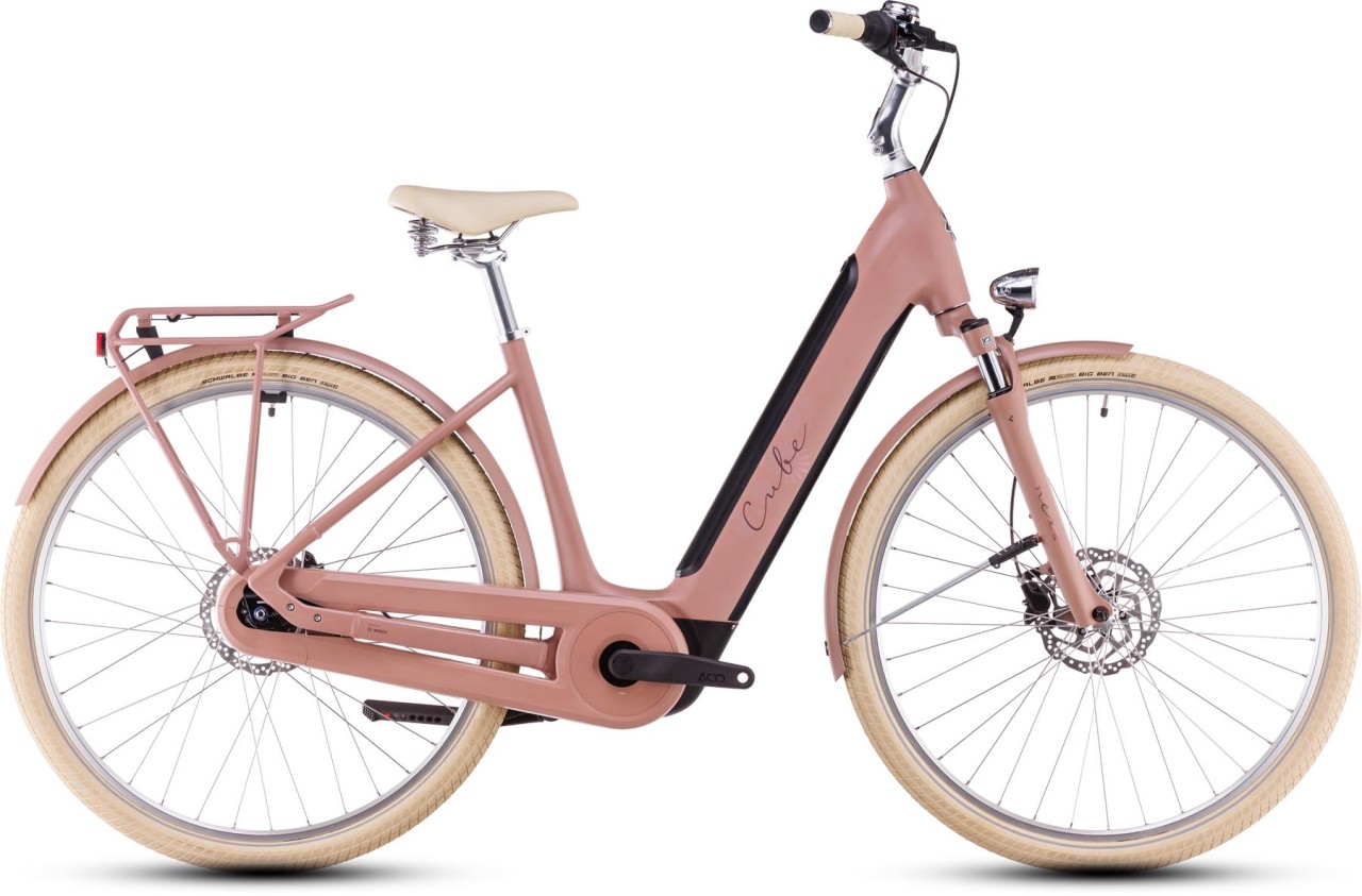 Cube Ella Hybrid 500 oldpink n plum 2025 - Touring E-Bike Easy Entry