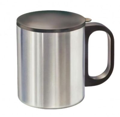 Mato mug with lid, stainless steel - approx. 0.3 litres