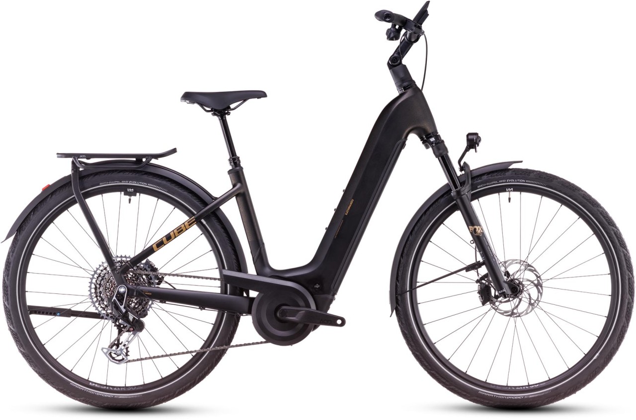 Cube Kathmandu Hybrid SLT golddust n black - Touring E-Bike Easy Entry