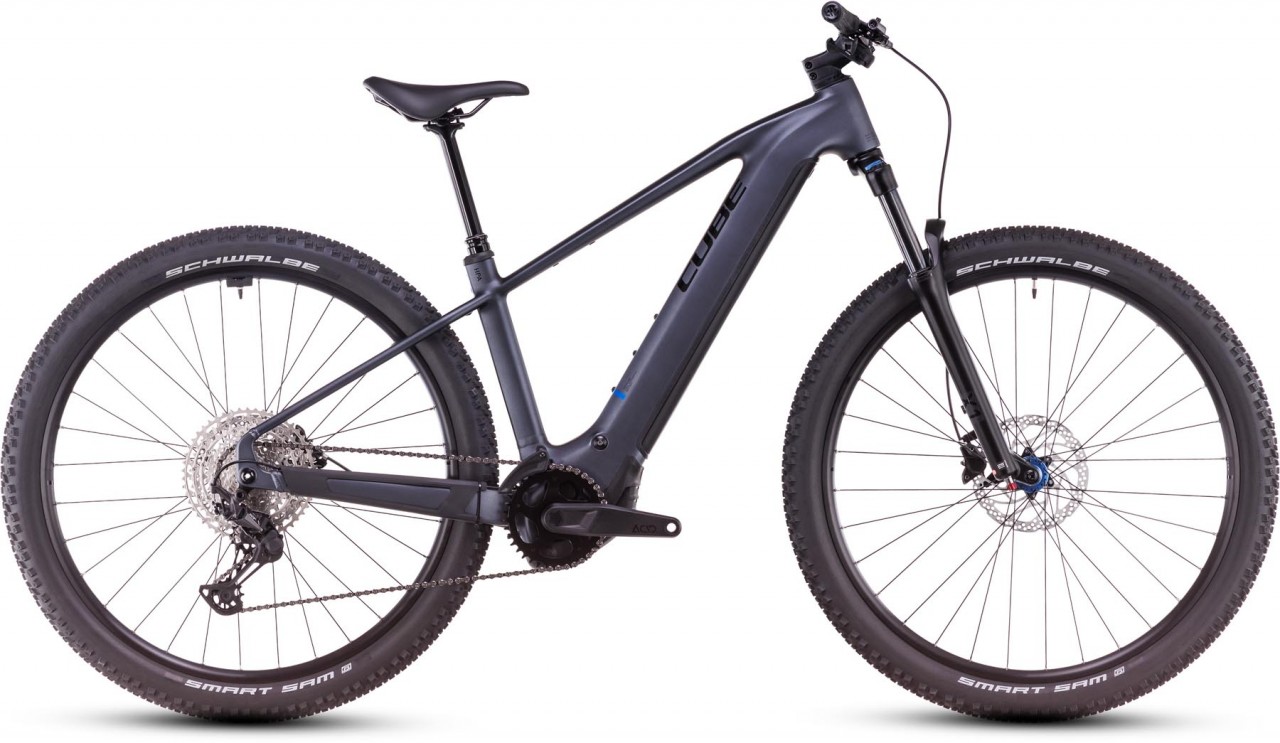 Cube Reaction Hybrid Pro E MTB in metallicgrey n black MHW