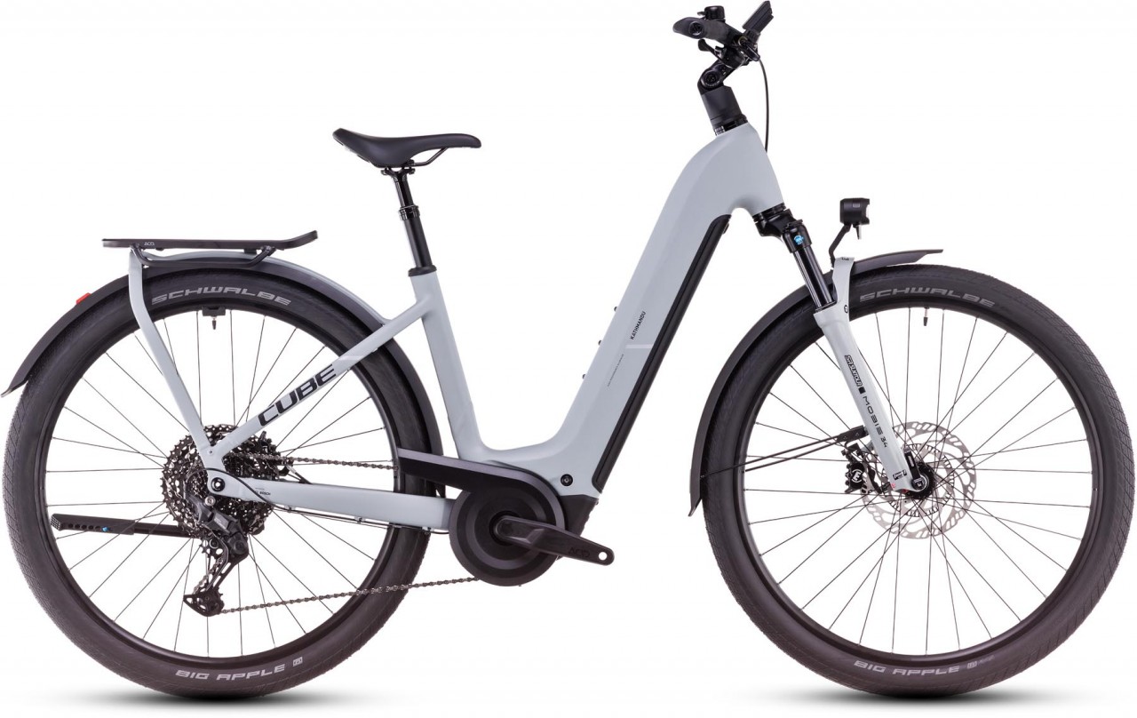 Cube Kathmandu Hybrid EX 800 haze n black 2025 - Touring E-Bike Easy Entry