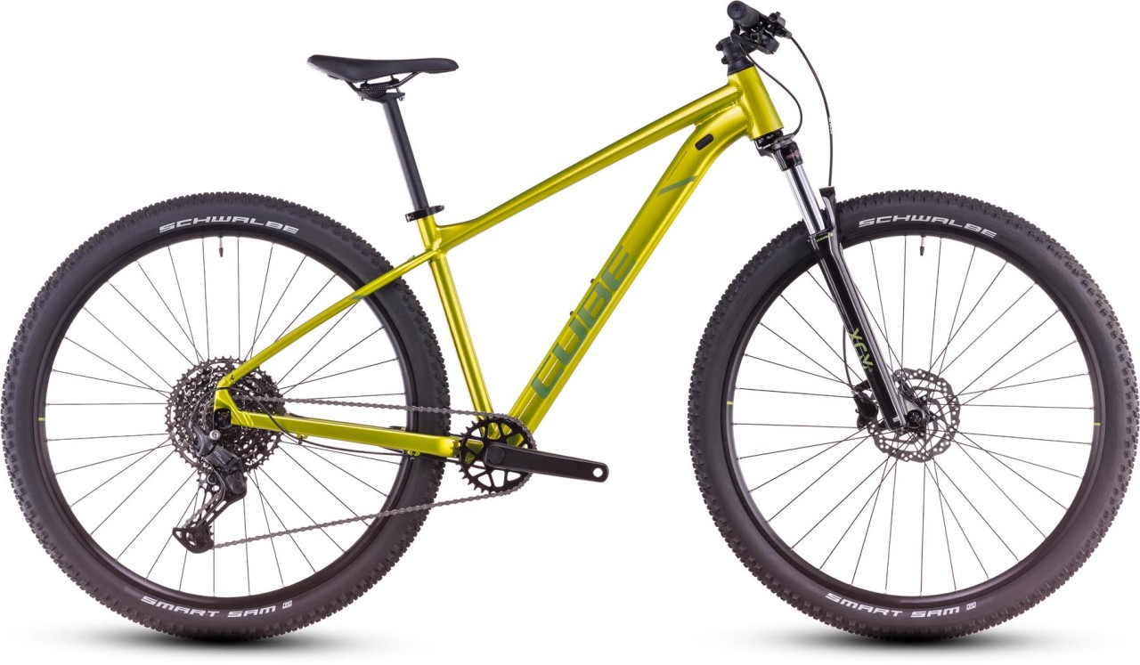 Cube Aim SLX flashlime n juniper 2025 - Hardtail Mountainbike