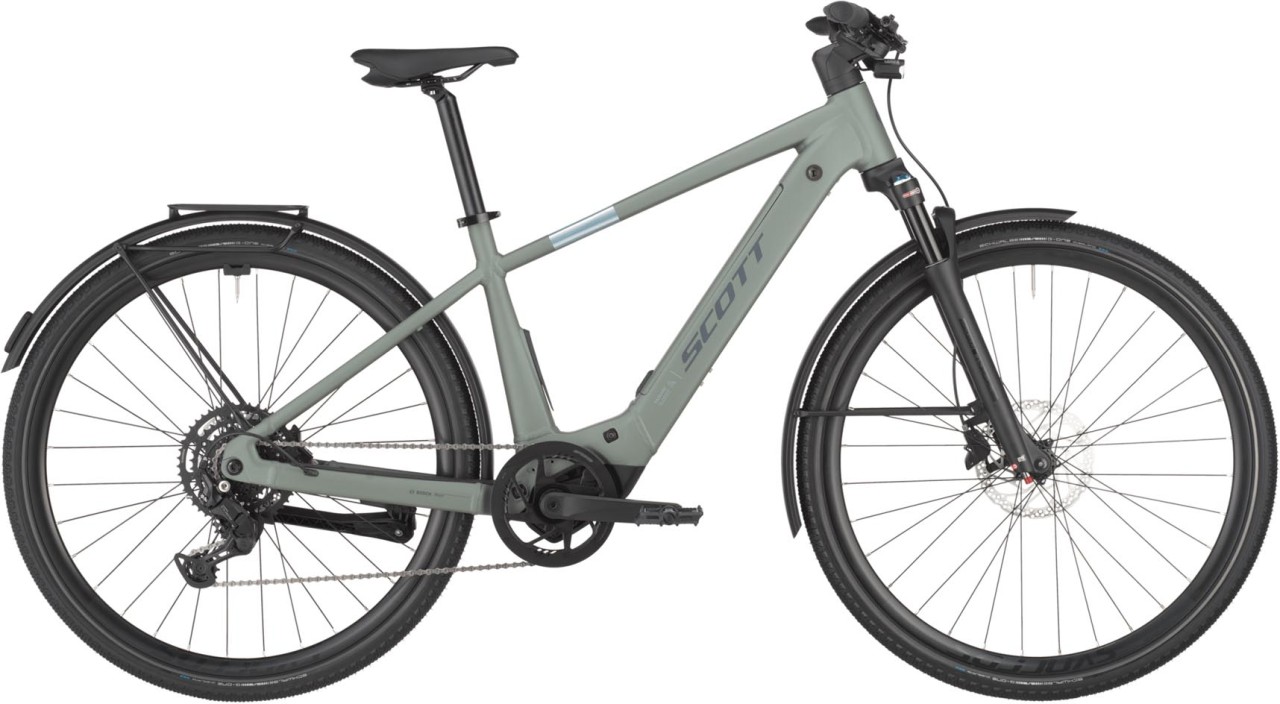 Scott Passage 30 highland green 2025 - Touring E-Bike Men