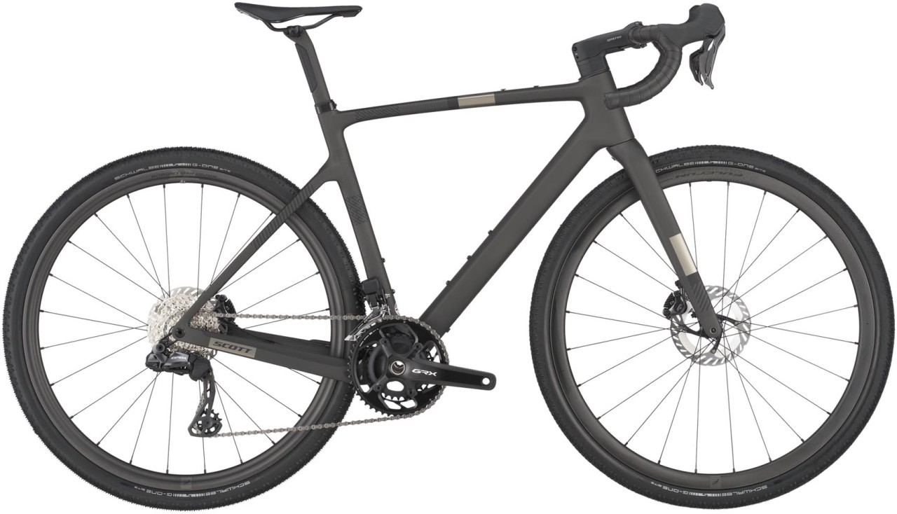 Scott Addict Gravel 10 carbon black 2025 - Gravel bike