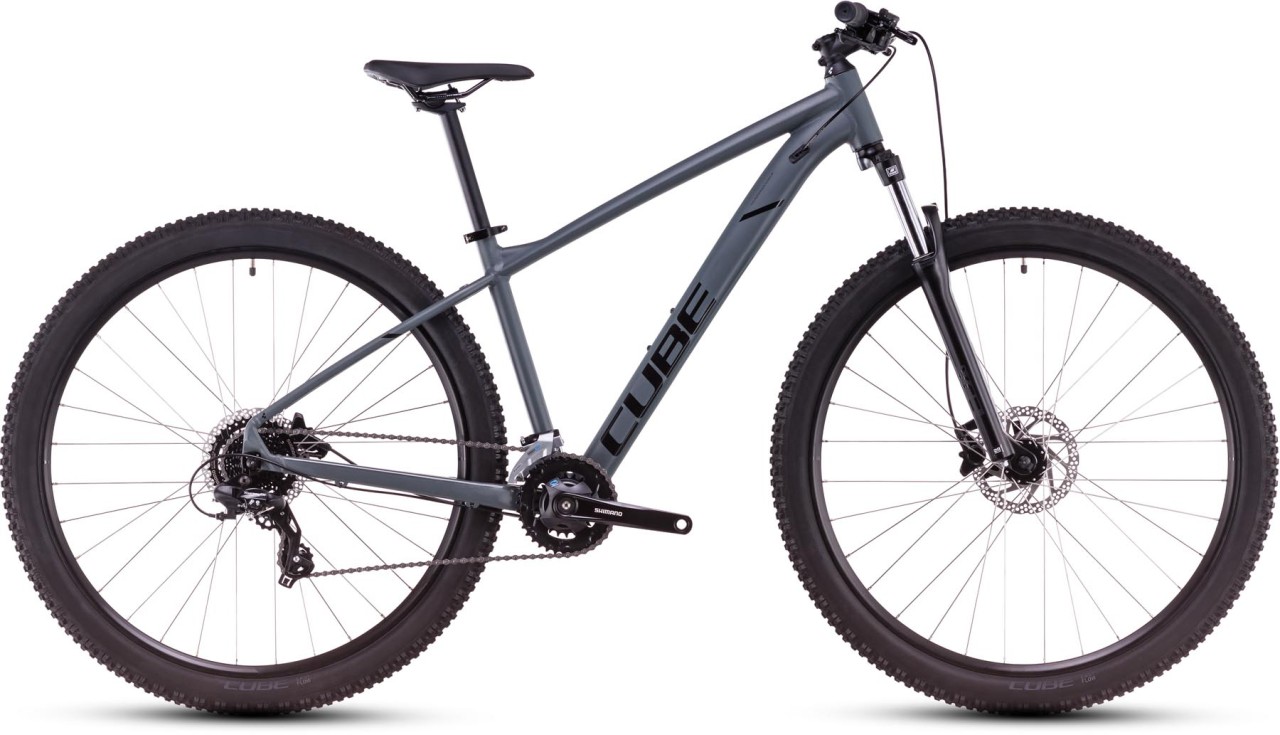 Cube Aim ONE foggyblack n black 2025 - Hardtail Mountainbike