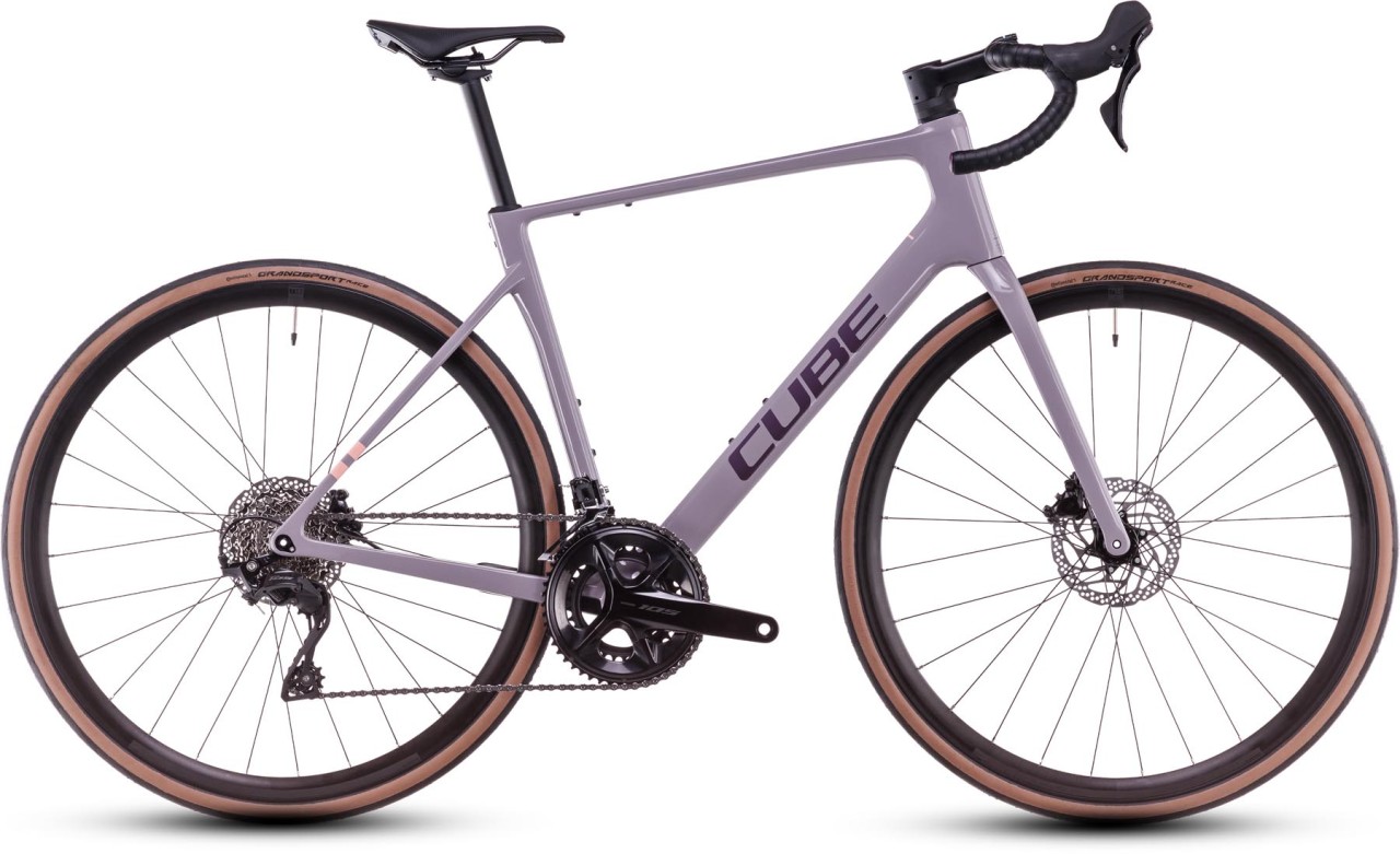 Cube Attain C:62 Race plumgrey n brink 2025 - Road Bike Carbon