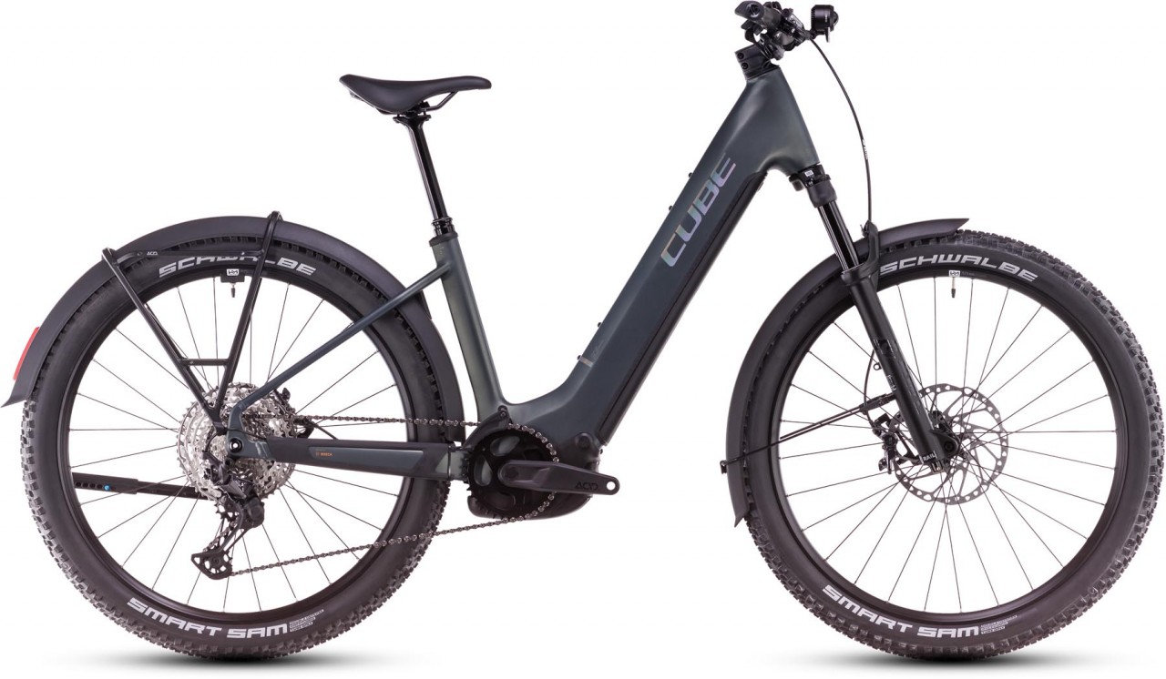 Cube Reaction Hybrid SLX Allroad 800 sagebrushgreen n prism 2025 - E-Bike Hardtail Mountainbike Easy Entry