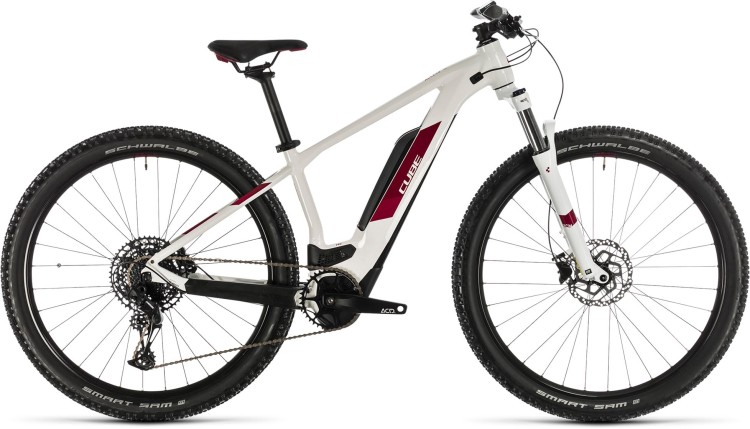 17 bike road inch frame Hybrid Bike Pro Cube E n Access white  berry 500 2020