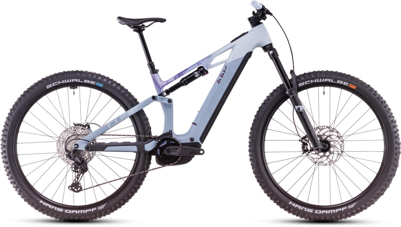 Cube Stereo Hybrid ONE44 HPC Race pigeonblue n art - E-Bike Fully Mountainbike