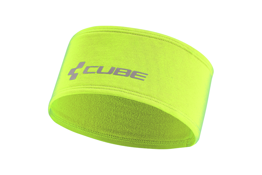 CUBE Functional headband RACE Be Warm Safety - neon yellow