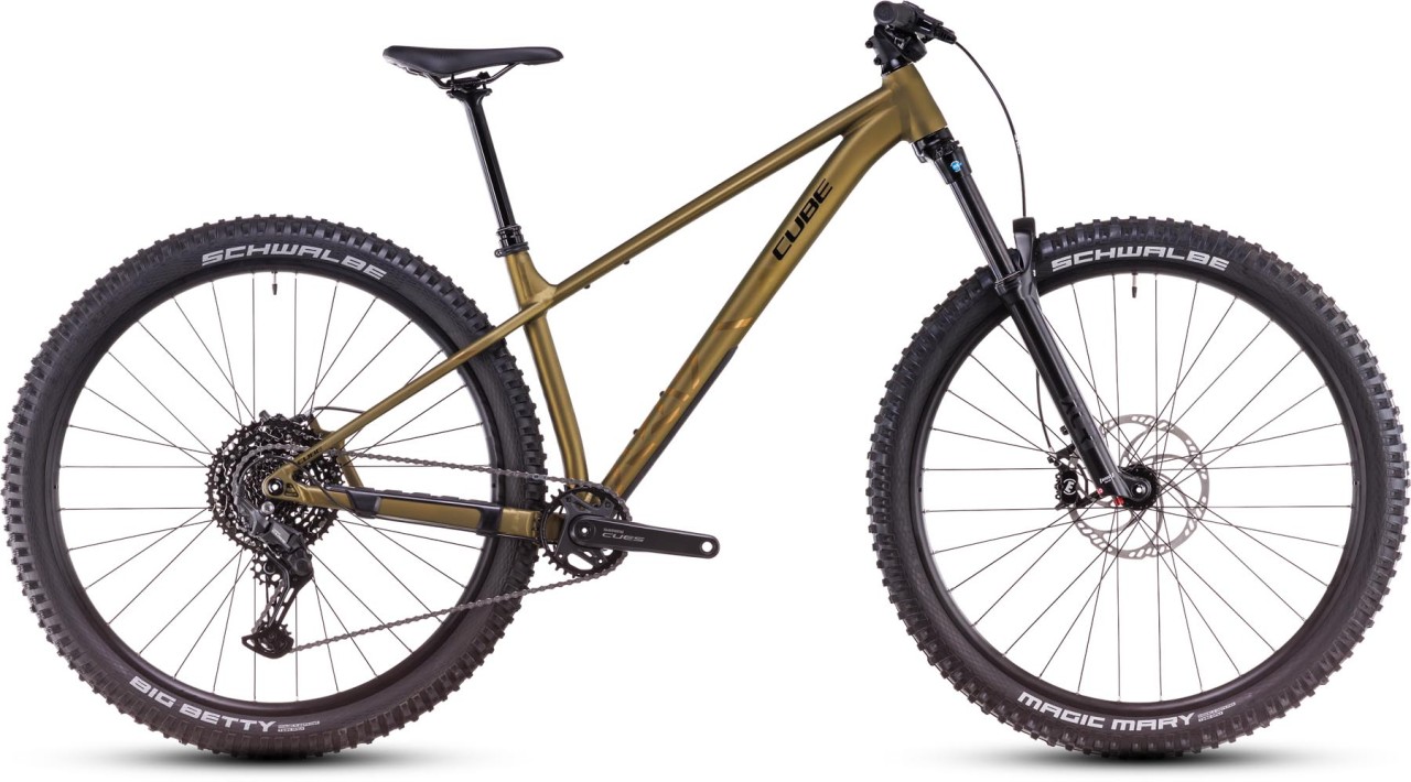 Cube Reaction TM ONE goldenlime n black 2025 - Hardtail Mountainbike