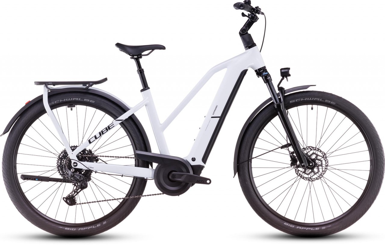 Cube Kathmandu Hybrid ONE 800 polarwhite n black 2025 - Touring E-Bike Women