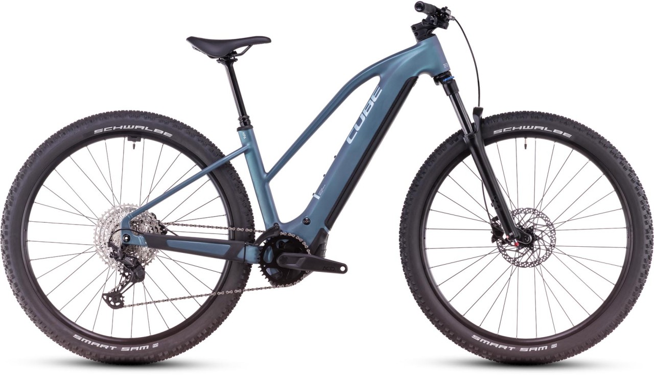 Cube Reaction Hybrid Pro smaragdgrey n prism - Damen E-Bike Hardtail Mountainbike Women