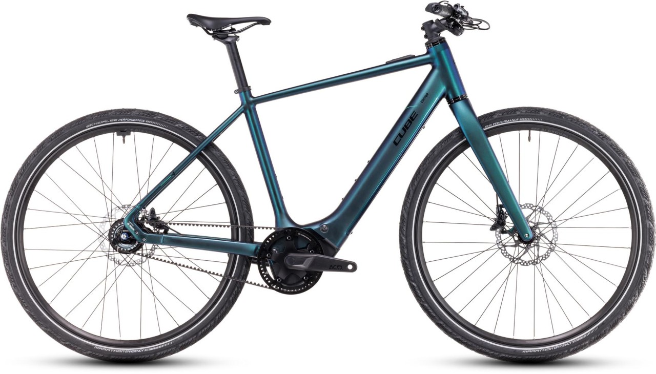 Cube Editor Hybrid SLT 400X goblin n glossy 2025 - Fitness E-Bike Men