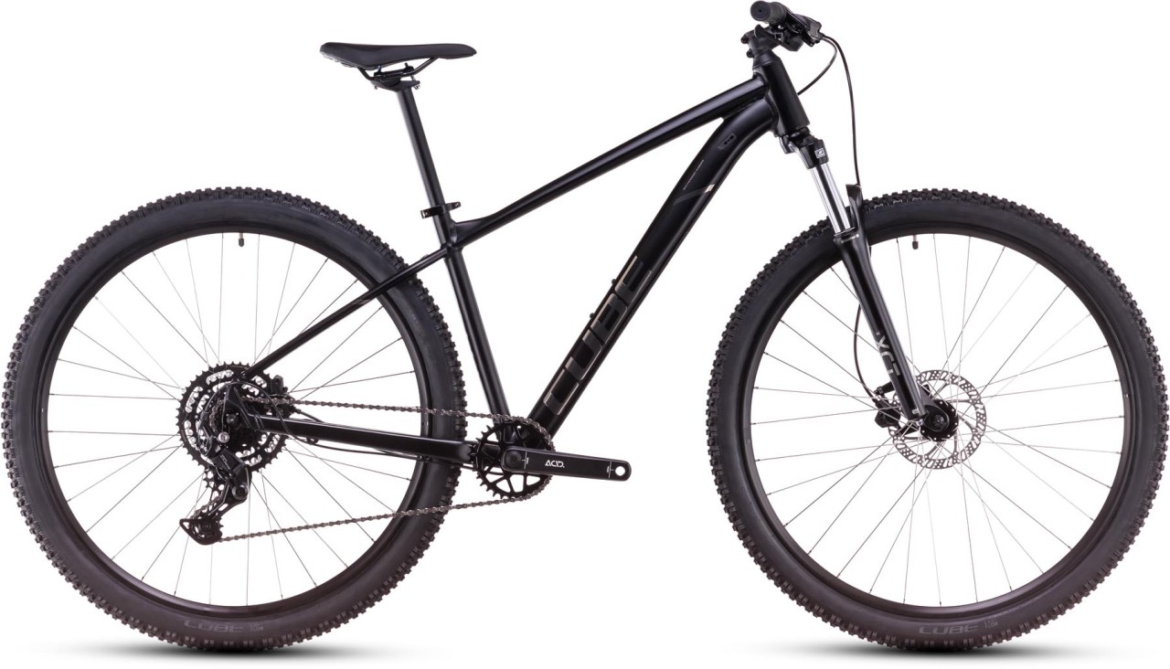 Cube Aim Pro black n slateblack 2025 - Hardtail Mountainbike