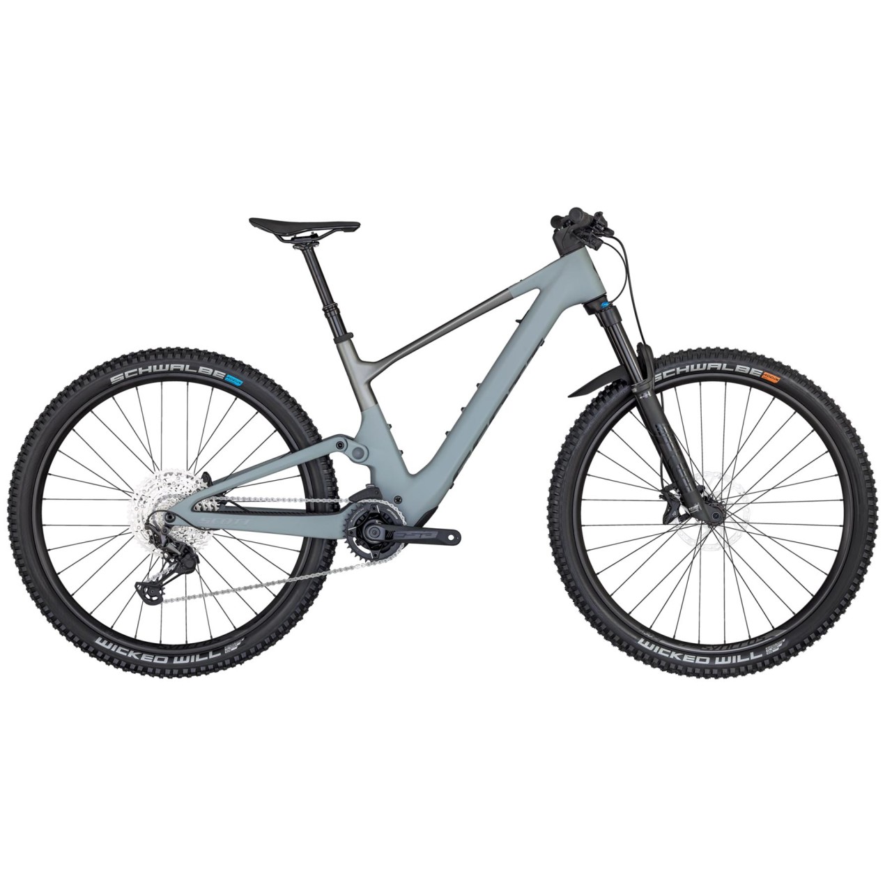 Scott Lumen eRIDE 910 Shark Grey 2024 - E-Bike Fully Mountainbike - with damages in paintwork