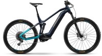 Haibike AllMtn 2 blue / cyan / caramel gloss 2024 - E-Bike Fully Mountainbike